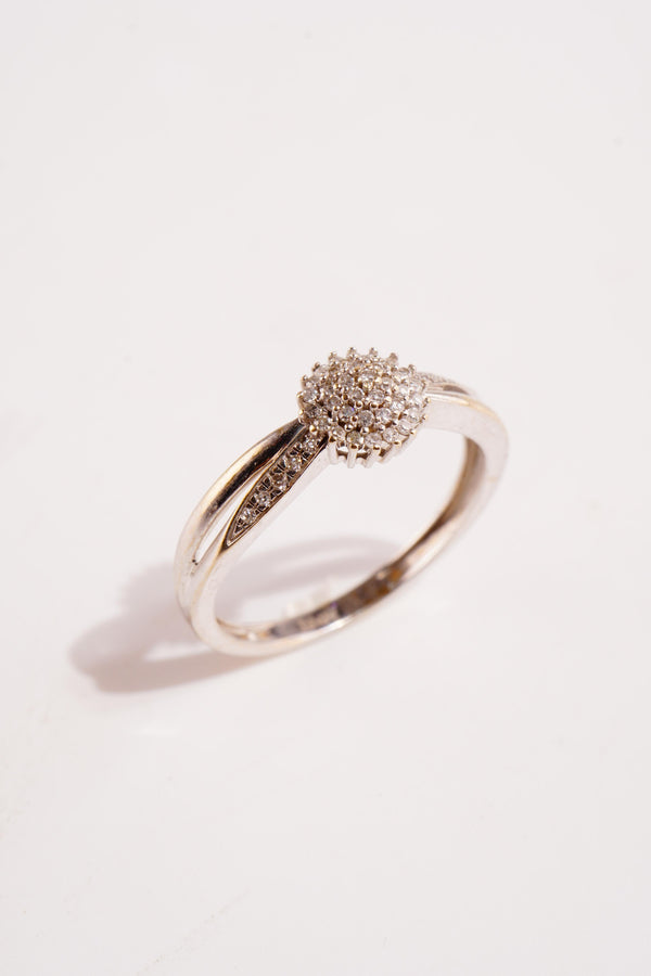 Prsten s přírodními diamanty 2,03 g